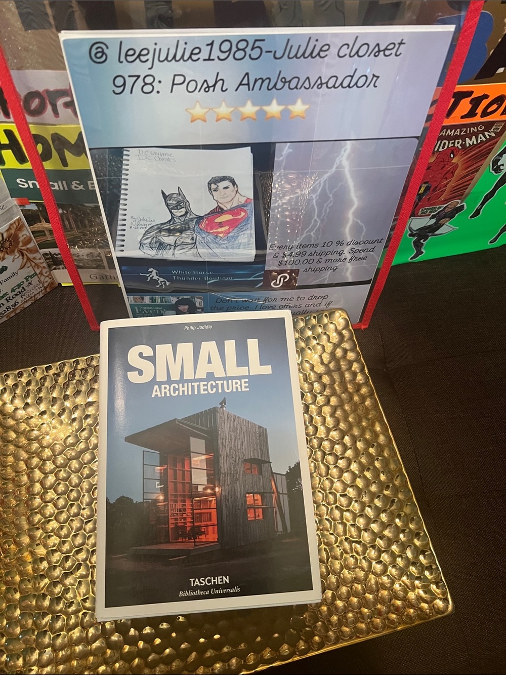2770*TASCHEN SMALL Architecture Book - Blue Cover with Warm Orange Interior Glow - Picture 8 of 17